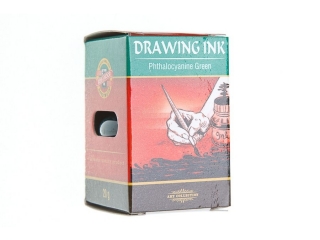 KIN TUSZ KREŚLARSKI ART 2500 PHTHALOCYANINE GREEN 20G