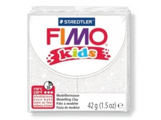 Kostka FIMO Kids, 42g, biały, masa termoutwardzalna, Staedtler