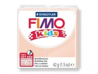 Kostka FIMO Kids, 42g, cielisty, masa termoutwardzalna, Staedtler