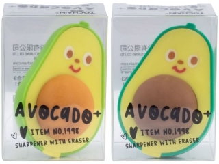 Gumko temperwka pojedyncza z pojemnikiem, Avocado, rozm gumki fi 27mm, TO [opakowanie=24szt]