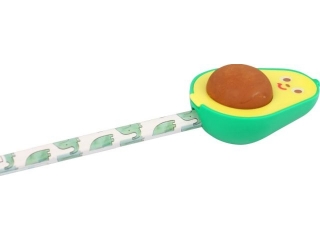 Gumko temperwka pojedyncza z pojemnikiem, Avocado, rozm gumki fi 27mm, TO [opakowanie=24szt]