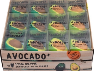 Gumko temperwka pojedyncza z pojemnikiem, Avocado, rozm gumki fi 27mm, TO [opakowanie=24szt]