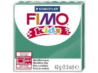 Kostka FIMO Kids, 42g, zielony, masa termoutwardzalna, Staedtler