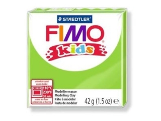 Kostka FIMO Kids, 42g, limonkowy, masa termoutwardzalna, Staedtler