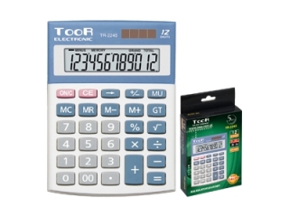 Kalkulator biurowy TOOR TR-2245 12-pozycyjny (sz)