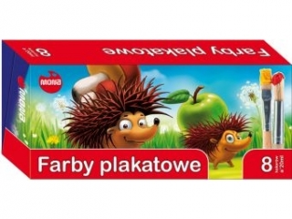 farba plakatowa 8 kolorów