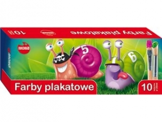farba plakatowa 10 kolorów - dostawa z opóźnieniem, obecnie brak