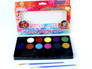 Farby FA-6783 do malowania twarzy i ciaa, 12 kolorw