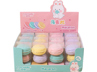 Gumka do owka Macaron, 2szt, TO [opakowanie=12szt]