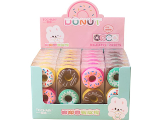 Gumka do owka Donut, 2szt, TO [opakowanie=24szt]