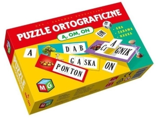 PUZZLE ORTOGRAFICZNE Ą, OM, ON