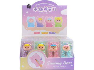 Temperwka pojedyncza Gummy Bear, crystal, TO [opakowanie=24szt]