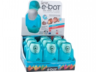 E-BOT gumka + temp. 2 otw. x9 DISPLAY kolor blue (0proc)