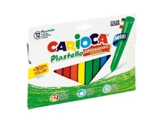 Kredki CARIOCA Plastello Jumbo 12 kol. (42671) (sz)