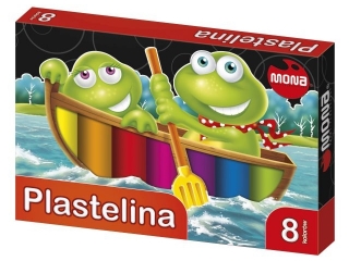 Plastelina 8 kolorw 15 g [opakowanie=10szt]