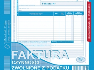 Druk -Faktura czynnoci zwol.z pod.2/3A4