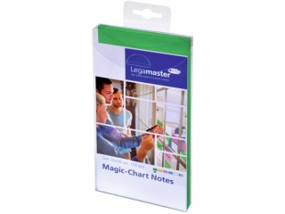 KARTECZKI MAGIC CHART ZIELONE 100 ARK. 1 0x20cm LEGAMASTER