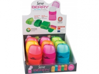 BERRY gumka + temp. 2 otw. x9 DISPLAY kolor MIX (0proc)