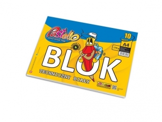 Blok techniczny A4 170g 10k PAS-9185 [opakowanie=10szt]