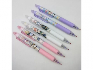 Dugopis usuwalny automatyczny, 0, 5mm, niebieski, Korean Flower Manga, 36 szt w displayu, MG