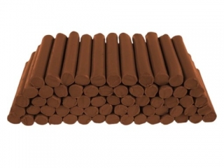 Plastelina w laseczkach luzem brązowa 1 kg