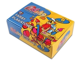Farby plakatowe 6 kol. 20 ml PAS-7917