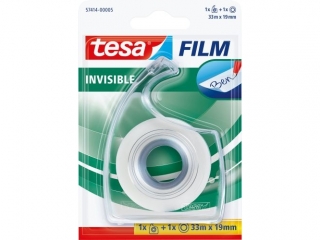 TAMA BIUROWA TESAFILM INVISIBLE 33M X19 MM + DYSPENSER EASY CUT [opakowanie=7szt]