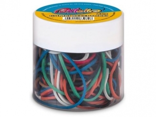 Gumki recepturki mix kolor 40g pojemnik PAS-9826 [opakowanie=12szt]