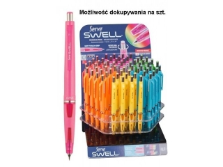 SWELL SCHOOL ołówek aut. 0, 5mm JAPAN x60 DISPLAY kol. MIX (0proc)
