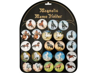 Magnesy konie MG-0082 24szt.=1 blacha