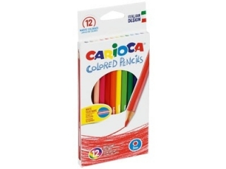 Kredki CARIOCA ołówkowe 12 kol.(40380) (sz)