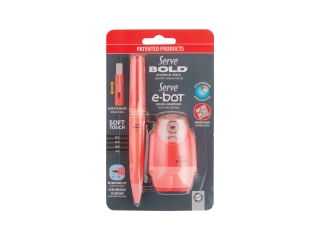 E-BOT+ Bold 0, 7mm /2szt. blister/ red (0proc)