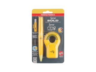 RING+ Bold 0, 7mm /2szt. blister/ yellow (0proc)