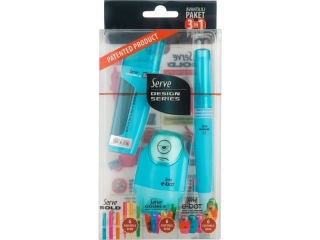 DOUBLE combo+ Bold 0, 7mm +E-bot /3szt. gift/ blue (0proc)