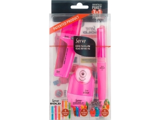 DOUBLE combo+ Bold 0, 7mm +E-bot /3szt. gift/ pink (0proc)