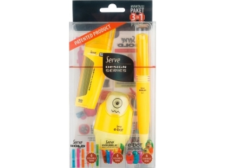 DOUBLE combo+ Bold 0, 7mm +E-bot /3szt. gift/yellow (0proc)