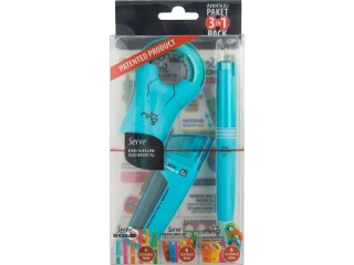 DOUBLE combo+ Bold 0, 7mm +Ring /3szt. gift/ blue (0proc)