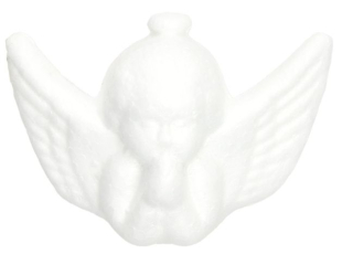 Styropianowy Aniołek rozmiar: 9cm op=4 szt