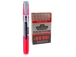 liquid HIGHLIGHTER przeźrocz. x12 / red (0proc)
