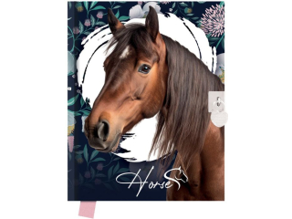 Pami�tnik z k��dk� Horse 2, 14 x 18cm, 80 kartek