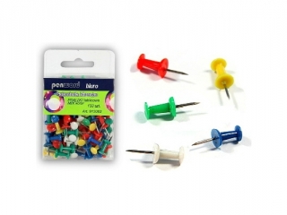 PINEZKI TABLICOWE MIX KOLOR A50 913083-50 [opakowanie=12szt]