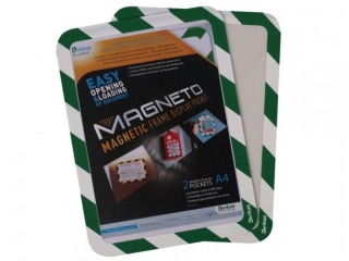 KIESZEŃ MAGNETYCZNA TARIFOLD MAGNETO SAF ETY 2 SZT. BIAŁO-ZIELONA