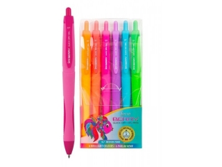BERRY QUICK DRY GEL PEN 0, 7mm x6 mix LIGHT (0proc)