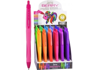 BERRY QUICK DRY GEL PEN 0, 7mm x36 DISPLAY mix kol. (0proc)