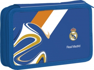 Piórnik podwójny z wyposa¿eniem 2W Real Madrid Color