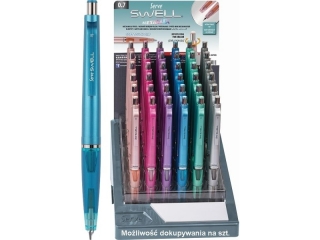 SWELL ołówek aut. 0, 7mm JAPANx36 szt. Display METALIC (0proc)