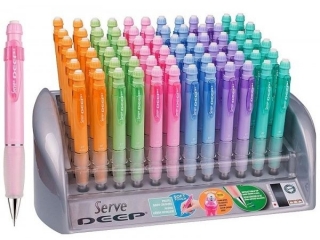 DEEP ołówek automatyczny JAPAN 0, 7mm x72 PASTEL display (opakowanie=72szt) (0proc)