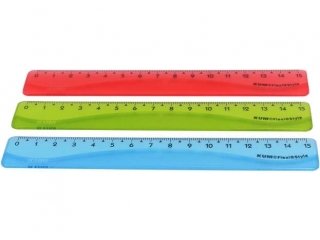 LINIJKA 15CM FLEXI STYLE KUM [opakowanie=20szt]