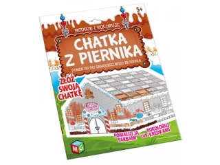 CHATKA Z PIERNIKA - BUDUJĘ I KOLORUJĘ