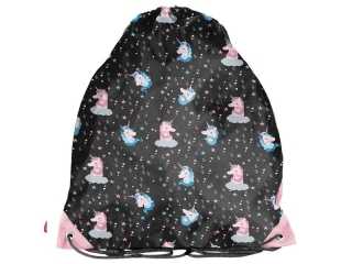 Worek dziecięcy PASO UNICORN BLACK PP22UN-712